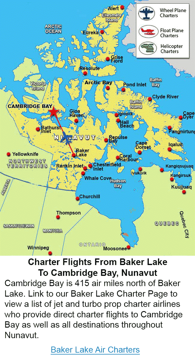 Baker Lake departure Flights